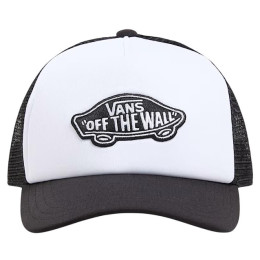 Dječji kačket Vans Classic Patch Curved Bill Trucker crna/bijela Black/White