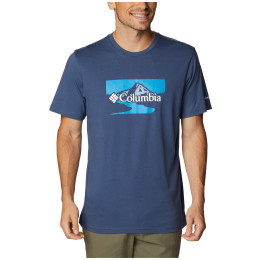 Muška majica Columbia Path Lake™ Graphic Tee II plava Dk Mountain, Peak 2 River Graphic
