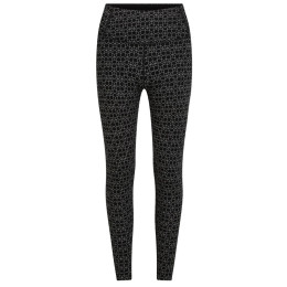 Ženske funkcionalne gaće Icebreaker Women M 260 Tech Vrtx H R Leg AlpGeo crna/bijela Black/Snow/J