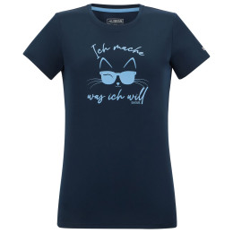 Ženska majica Regatta Women’s Fingal Slogan tamno plava Navy