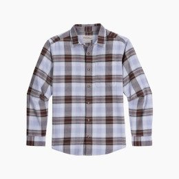 Muška košulja Royal Robins Lieback Organic Cotton Flannel L/S plava / crvena Shasta Blue Oak Pld