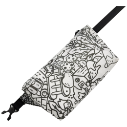 Torbice oko struka High Tail Designs Fanny Pack The Vague Outdoors bijela/crna The Vague Outdoors