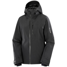 Ženska jakna Salomon Highland Jacket W crna DEEP BLACK