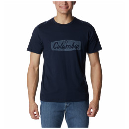 Muška majica Columbia M Rapid Ridge™ Graphic Tee tamno plava Collegiate Navy, Hex Script