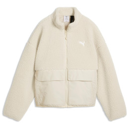 Ženska jakna Puma Re:Fibre Sherpa Jacket W bijela Alpine Snow