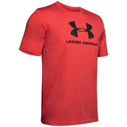Muška majica Under Armour Sportstyle Logo SS crvena red
