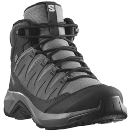 Ženske planinarske cipele Salomon X-Adventure Coldrush Waterproof siva/crna Castlerock / Black / Phantom