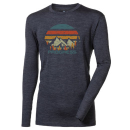 Muške funkcionalne majice Progress Loki "Landscape" siva šedý melír
