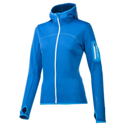 Ženska dukserica Ortovox Merino Fleece Hoody plava BlueOcean