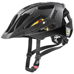 Biciklistička kaciga Uvex Quatro Cc Mips crna AllBlack