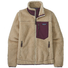 Ženska jakna Patagonia Classic Retro-X Jacket smeđa Dark Natural w/Night Plum