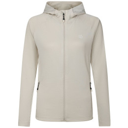Ženska funkcionalna dukserica Dare 2b Ventura Hooded bež / bijela Almond Milk
