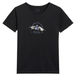 Ženska majica 4F Tshirt F2713 crna DEEP BLACK