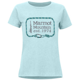 Ženska majica Marmot Wm's Ascender Tee SS plava CorydalisBlueHeather