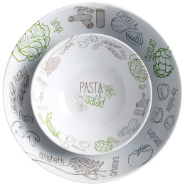 Set zdjela Brunner Pasta&Salad Bowl Set bijela