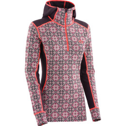 Ženska funkcionalna majica Kari Traa Rose Hood ružičasta Mauve