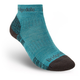 Ženske čarape Bridgedale Hike LW MP Ankle tirkizna Turquoise/Navy