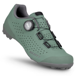 Ženske biciklističke cipele Scott W's Gravel Pro tamno zelena green/grey