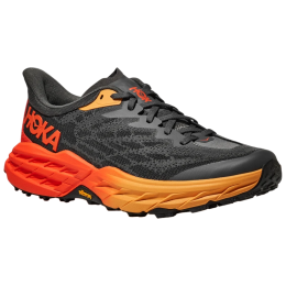 Muške tenisice za trčanje Hoka M Speedgoat 5 crna/narančasta Castlerock / Flame
