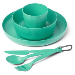 Trepetarijski set Sea to Summit Camp Dinnerware Set - 6 pcs zelena Cabbage