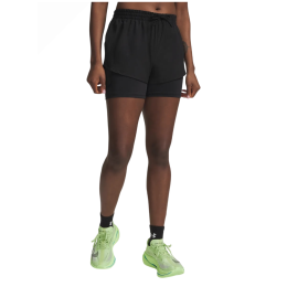 Ženske kratke hlače Under Armour Velociti Pro 4" 2N1 Short crna Ultimate Black / / Reflective