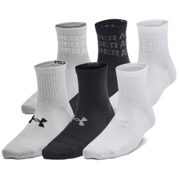 Dječje čarape Under Armour Yth UA Essential 6Pk Qtr Black