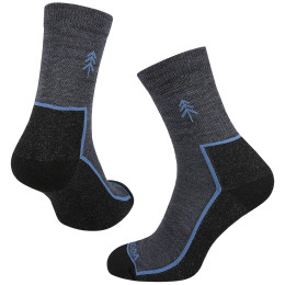Čarape MOOA Merino Forest plava Denim Blue