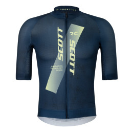 Muški biciklistički dres Scott Jersey M's RC Pro tamno plava dark blue/acid yello
