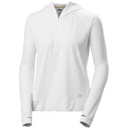 Ženska dukserica Helly Hansen W Shine Solen 1/2 Zip Hoodie bijela 001 WHITE
