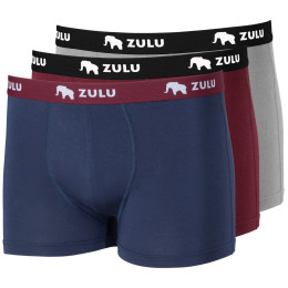 Muške bokserice Zulu Bambus 210 3-pack različite varijante boja