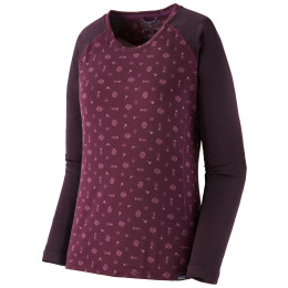 Ženska funkcionalna majica Patagonia Cap Midweight Crew Ljubičasta
