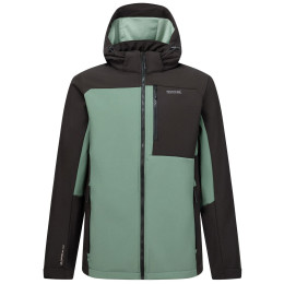 Muška softshell jakna Regatta Hewitts zelena/svijetlo zelena DkFrstGr/Blk