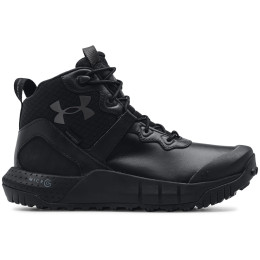 Ženske cipele Under Armour W MG Valsetz Mid LTHR WP crna Black/Black/JetGray