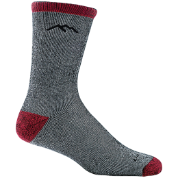 Muške čarape Darn Tough Mountaineering Micro Crew Heavyweight With Full Cushion siva smoke