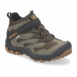 Dječja obuća Merrell Chameleon 7 Mid A/C Waterproof smeđa Dusty/Olive
