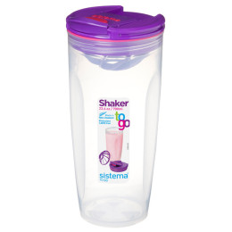 Šejker za koktele Sistema Shaker To Go 700ml Ljubičasta