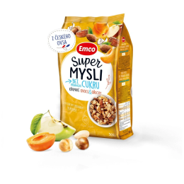 Müsli Emco Super müsli bez dodatog šećera, voće i orašasti plodovi 500g