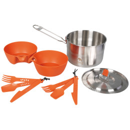 Set posuđa Zulu Nest Set 2 L siva/narančasta silver/orange