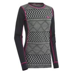 Ženska majica Kari Traa Kryss LS siva Ebony