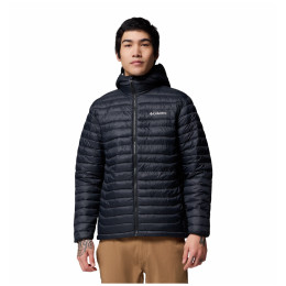 Muška jakna Columbia Powder Pass™ Hooded Jacket crna Black