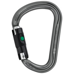 Karabiner Petzl William Ball lock siva