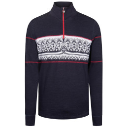 Muški džemper Dale of Norway Moritz Masc Basic Sweater plava/bijela Navy White Raspberry
