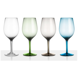 Set čaša Brunner Wineglass Onda/Jazz set transparentna, providna