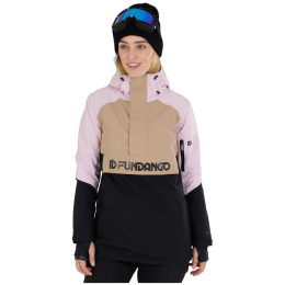 Ženska zimska jakna Fundango Birch ECO Logo Anorak smeđa walnut