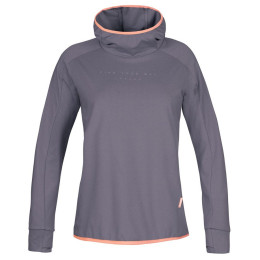 Ženska funkcionalna dukserica Hannah Nyma Hoody siva gray ridge mel