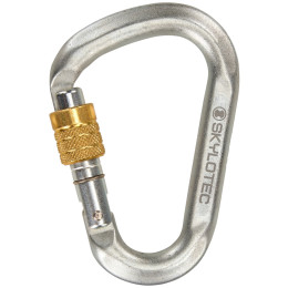 Karabiner Skylotec Snappy Steel SG (screw gate) srebrena silver