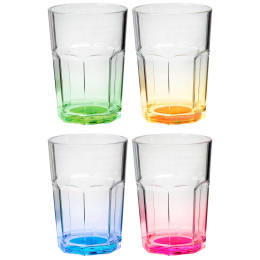 Set čaša Brunner Octoglass Color Set plava / ljubičasta