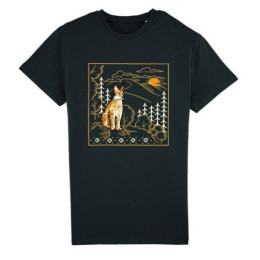 Muška majica Česke parky Lynxie crna