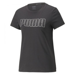 Ženska majica Puma Stardust Crystalline Short Sleeve Tee crna