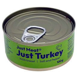 Konzerva Just Meat Krůtí prsa 100 g zelena